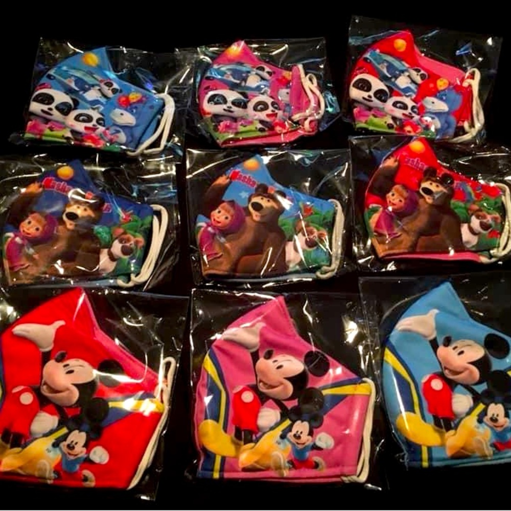 Kids bundle of cloth face masks